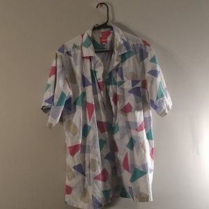 Vintage 80s style button down